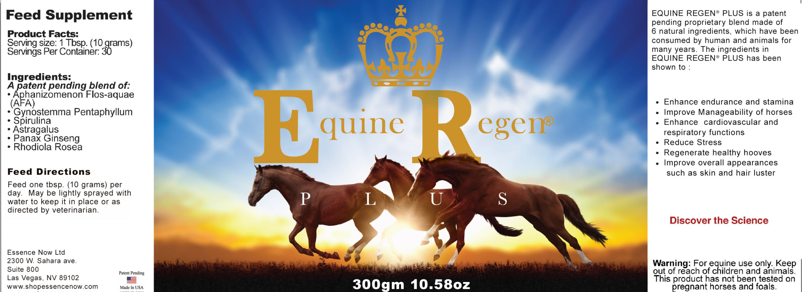 Equine Regen Plus Label